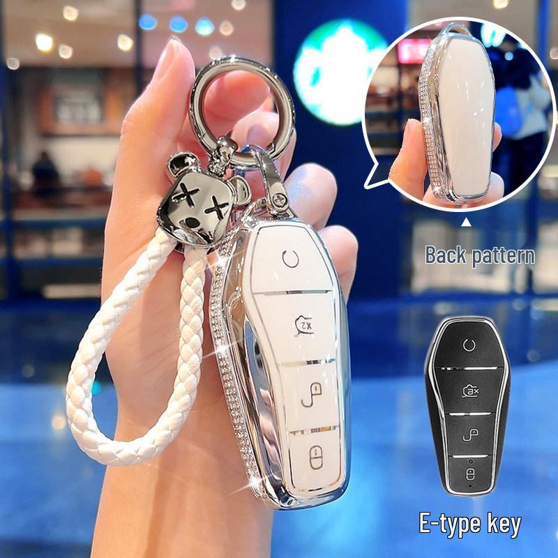 BYD Dolphin & Model Key Cover for Han, Qin Plus DMI, Song L, Kou Pro, Yuan, Tang, Seagull EV, Destroyer 05, Seal 06