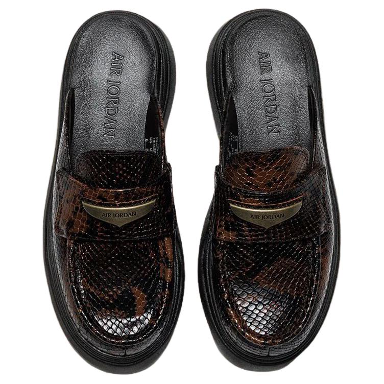 Jordan Air Jordan Mule No Special Function Closed Toe Slippers Women's Black Brown IB1497-200