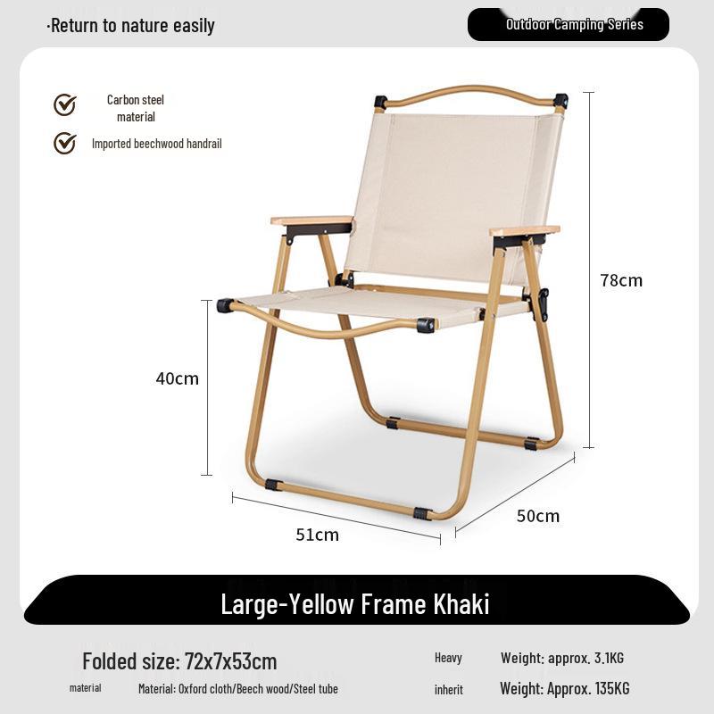 Kermit Outdoor Folding Aluminum Alloy Camping Chair