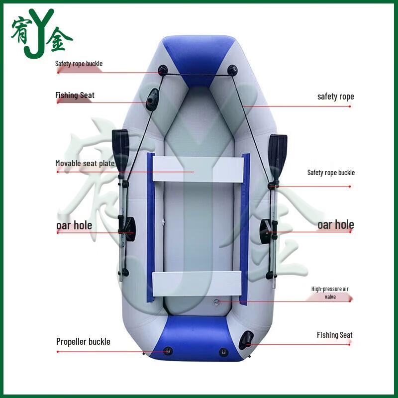 Inflatable Fishing Kayak and Lifeboat