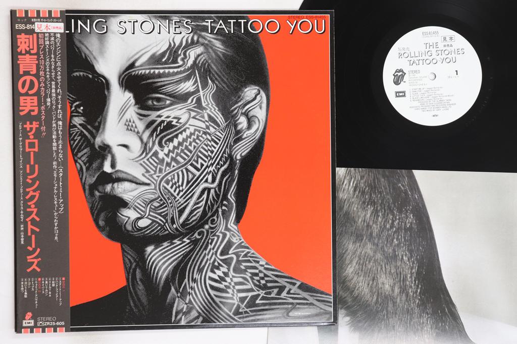 LP Record ROLLING STONES - Tattoo You ESS81455PROMO ROLLING STONES 1981 Japan Obi Rock Used