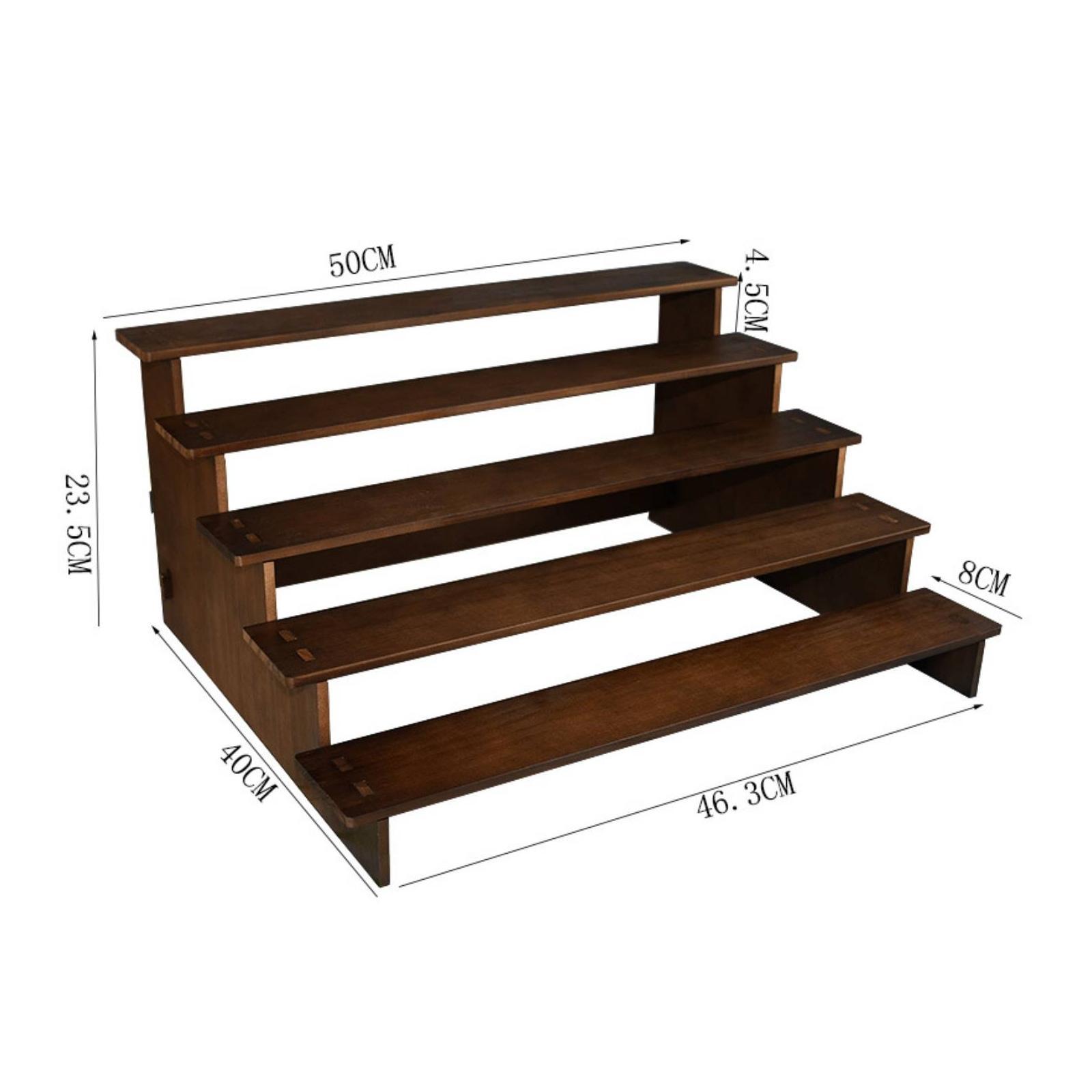 Solid Wood Display Riser with Stepped