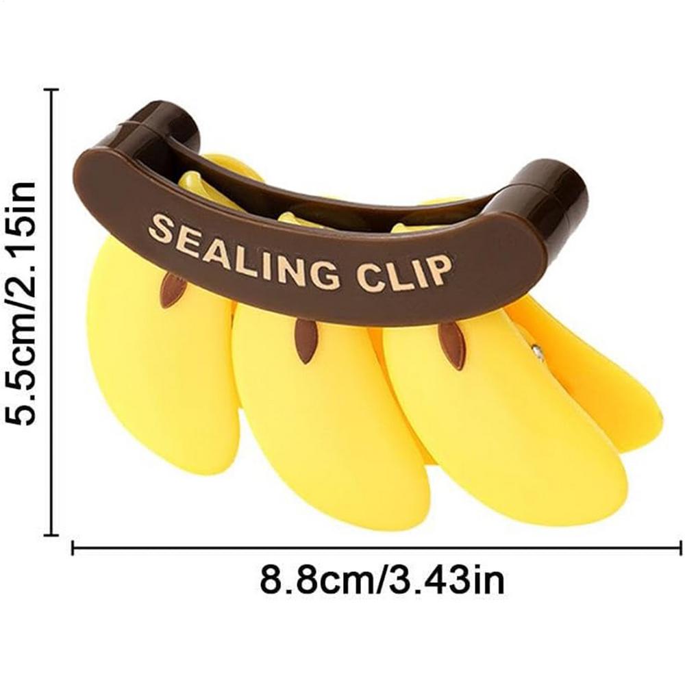 Magnetic Chip Clips Banana Shape Magnetic Clamp Refrigerator Airtight Chip Clips for Home Office Refrigerator Freezer Dorm