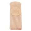 5pcs Toe Protector Reduce Soreness SEBS Closed Soft Toe Surface Fabric Sleeve Protectors Skin Color S 0.6 X 2.4in