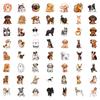 55 New Mixed Dog Mixed Dog Graffiti Stickers Decorate Notebook Luggage Mobile Phone DIY Stickers