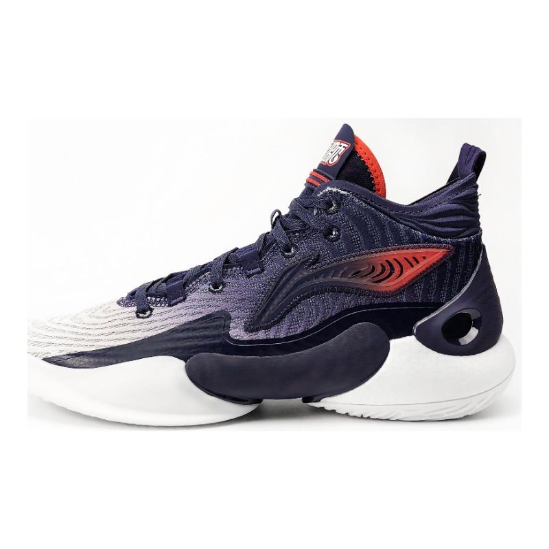 Li-Ning Yushuai 18 CBA Guangzhou Lions PE men s mid-top basketball shoes comfortable versatile non-slip supportive ABAU009-11 41