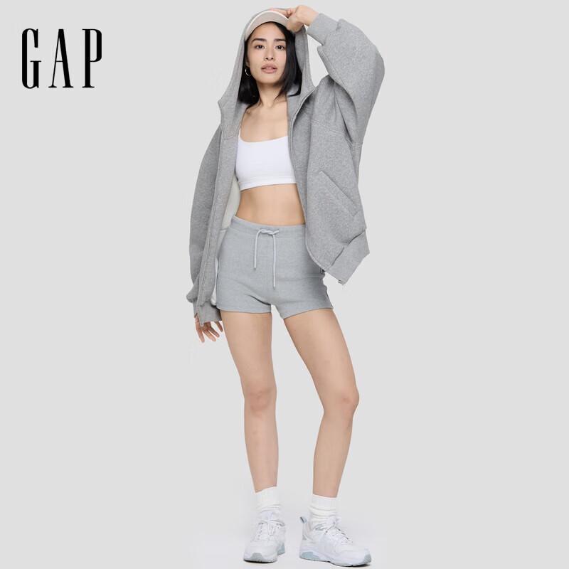 Gap Unisex 2025 Fall Heavyweight Zippered Logo Hoodie 788501 M