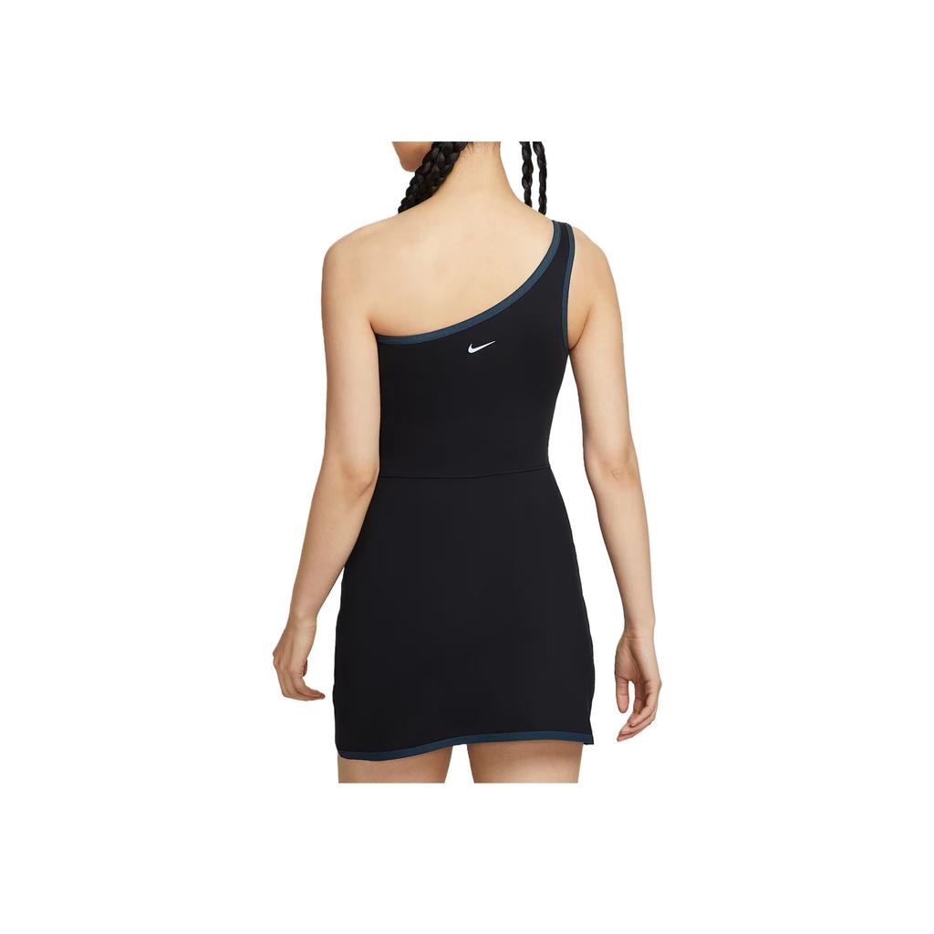 Nike Dri-Fit Bequem Modisch Schlicht Vielseitig Ärmelloses Kleid Damen Kleider Schwarz HJ2277-010
