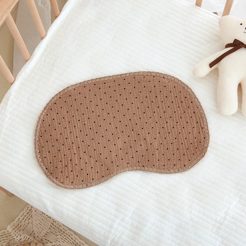 10-lagiges Baumwollgaze-Neugeborenenkissen - Atmungsaktiv, Schweißabsorbierend, Wolkenförmig für Babykomfort