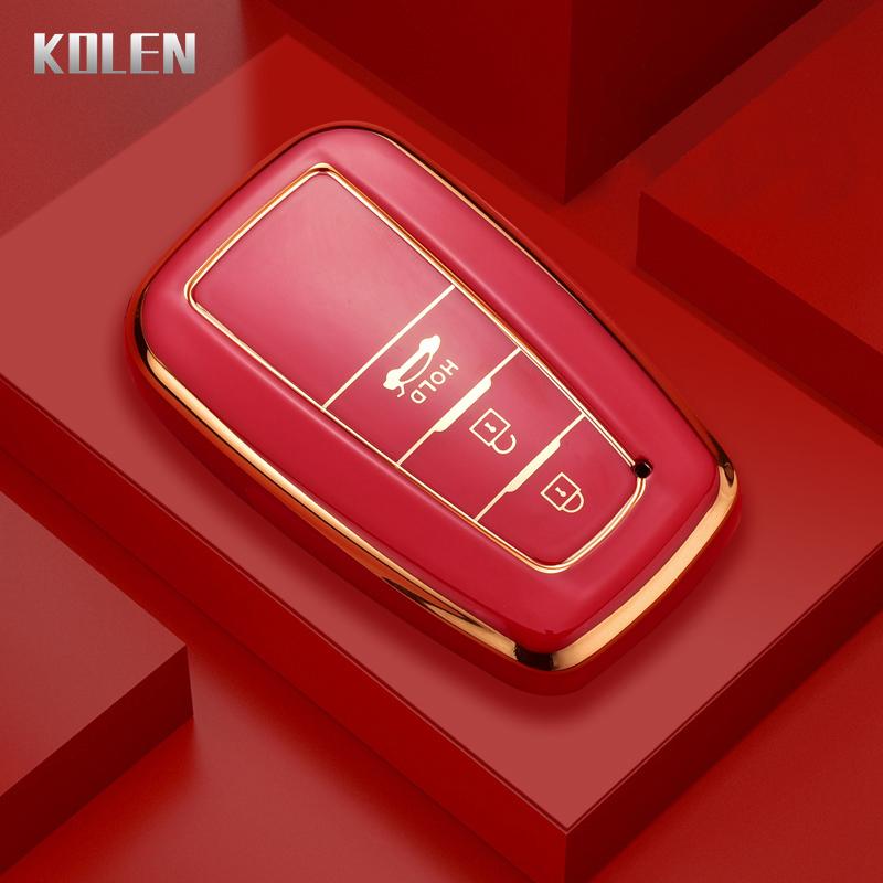 New Tpu Car Remote Key Case Cover Shell For Toyota Corolla Prius Camry Chr C-Hr Rav4 Altis Land Cruiser Prado Protector Keyless