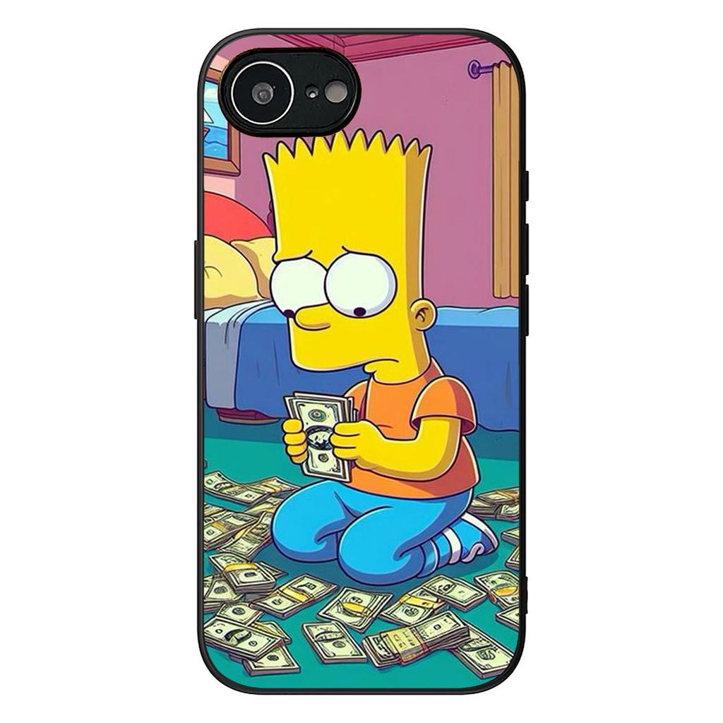 S-Simpsons Comics Bart Phone Case for Apple iPhone 12 13 Mini XS 11 Pro Max 7 8 Plus + XR 8+ X SE 2020 SE3 Protective Cover