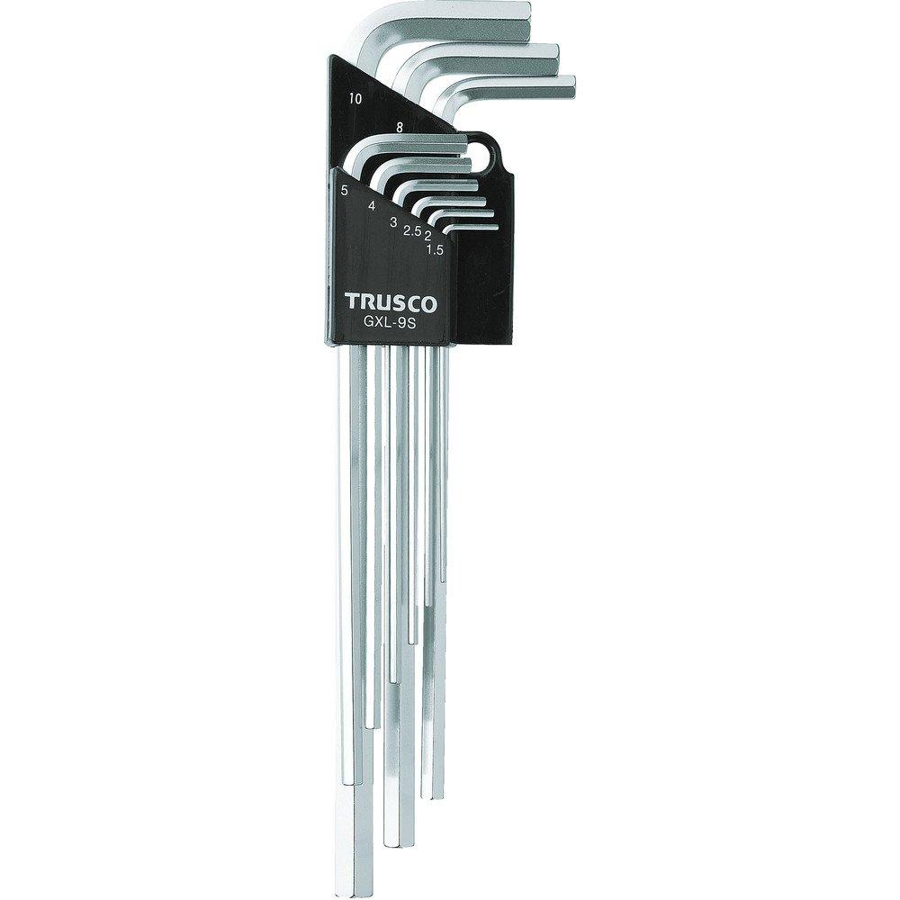 

TRUSCO Long Hex Wrench 9 Set, Pieces, GXL-9S