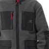 New Balance Men's New Balance Contrasting Colors Pocket Reversible Stand Collar Lamb's Wool Jacket Black AMJ21349-BK