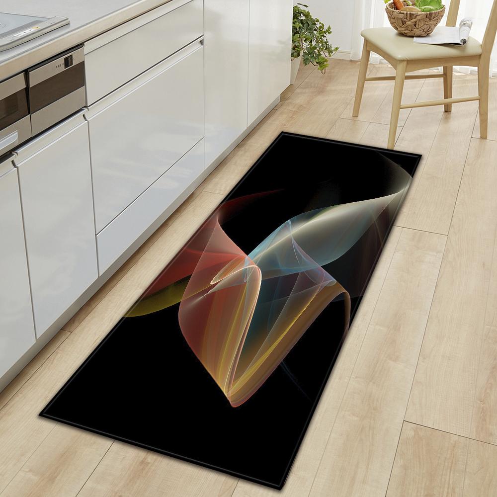 Kitchen Mat Entry Door Mat Living Room Bedroom Floor Carpet Corridor Bathroom Door Non-slip Floor Mat