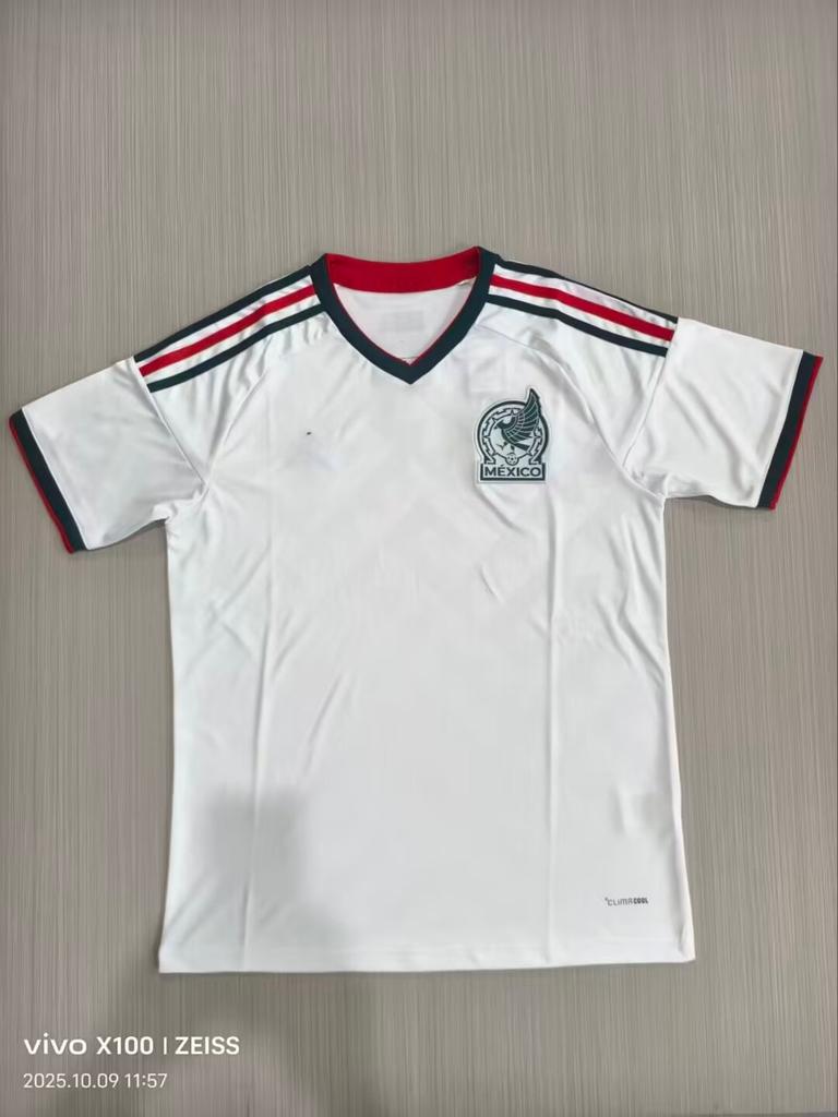 2526 Thai Football Fan Jersey Santos Marseille America Mallorca Short-sleeved Quick-drying T-shirt New La Liga