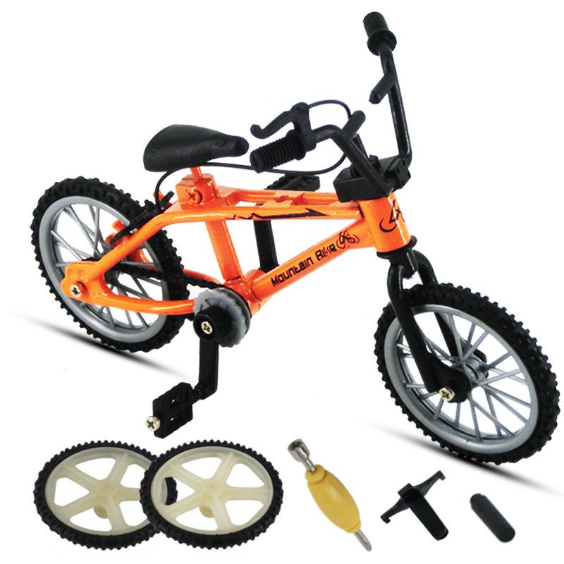 Mini Alloy Finger Bicycle Toy - Creative Desktop Simulation Game