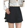High-waisted Suit-style Short Pants for Women - Simple Straight A-line Short Pants That Slim The Figure and Are Versatile for Daily Wear.
