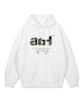 Atrl Camo Lettering Oversized Wide Shoulder Hoodie_White