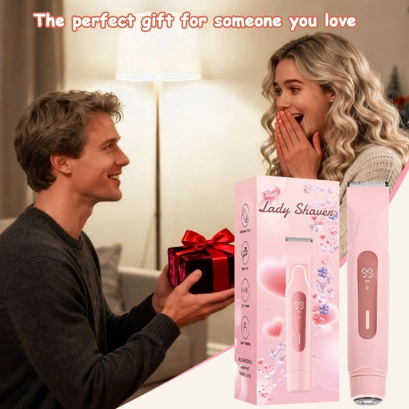 Electric Shaver Cutter for Women Bikinis Trimmer USB Rechargeable Hair Removal for Women Pubic Hair Trimmer Tool