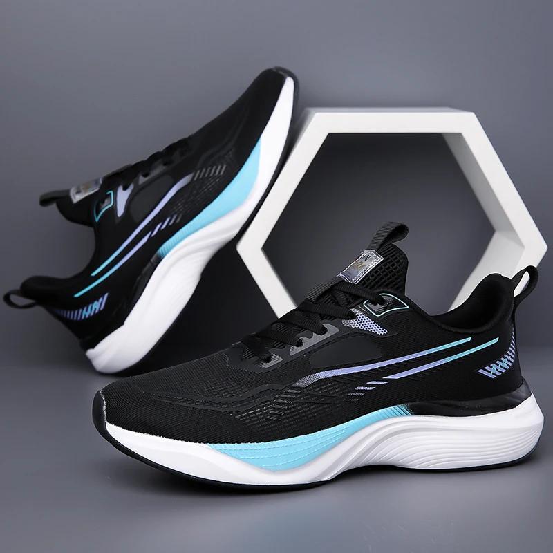 Mens Sports Shoes Anti Slip Wear-resistant Sole Mesh Sneakers Comfortable Mens Running Shoes Men Breathable Sneakers