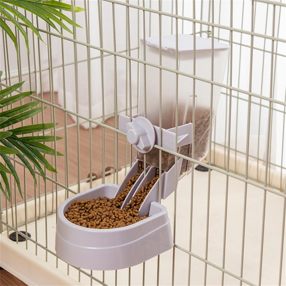 Automatic Pet Bowls Cage Hanging Feeder Pet Water Bottle Food Container Dispenser Bowl For Puppy Cats Rabbit Pet Feeding Product