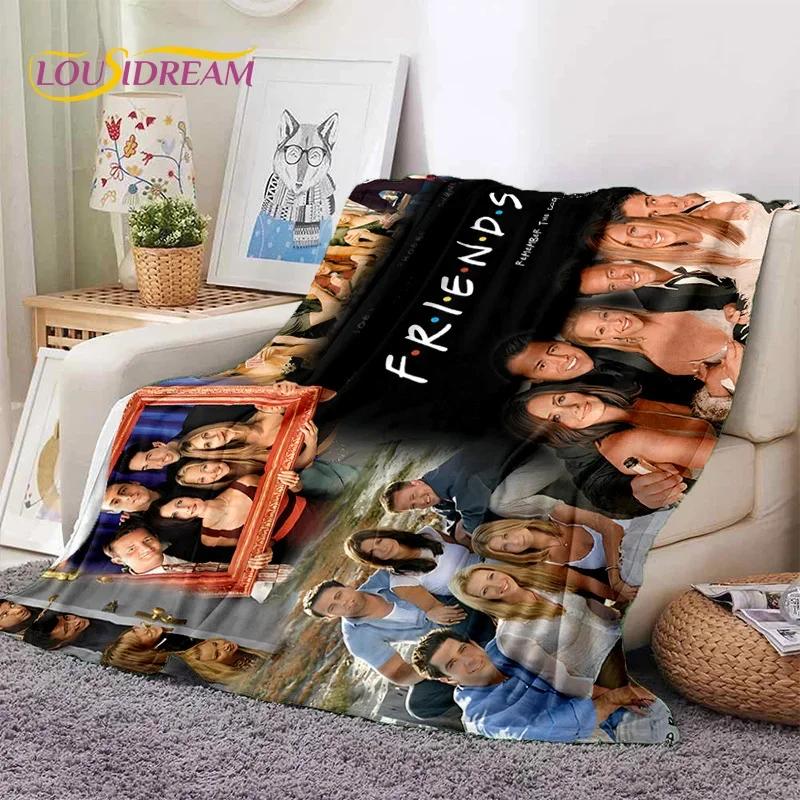 Latest Friends Classics TV 3D Soft Flannel Blankets,Throw Blanket Comfortable Blanket for Picnic Beds Sofa Home Bedroom Gift Kid