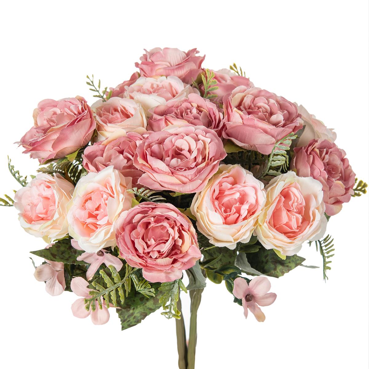 

1/3 шт. Искусственный Цветок Пион Декоративное Украшение для Дома Гостиной Праздничный Свадебный Ручной Букет Садовый Уличный Сад Подарок Своими Руками 1 pc розовый