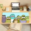 Cartoon cute S-spongeS B Mouse Pad Anti Slip Rubber Edge Locked Thickened Laptop Gaming Desk Mat