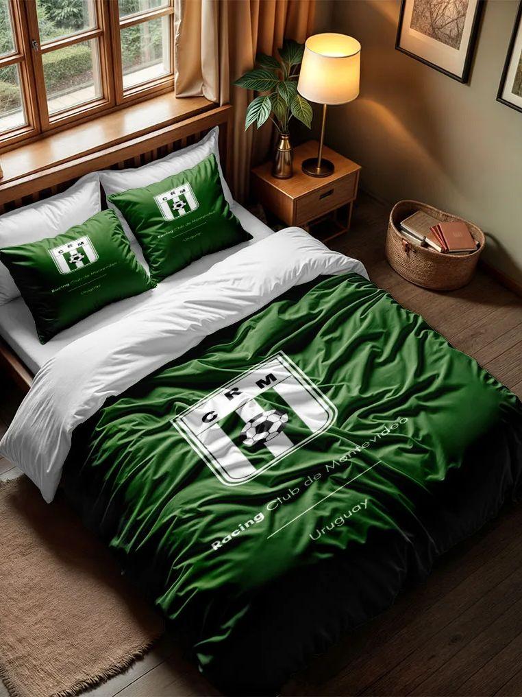 Racing Club De Montevideo Duvet Cover Set Single Twin Double Queen King Cal King Size Bed Linen Set