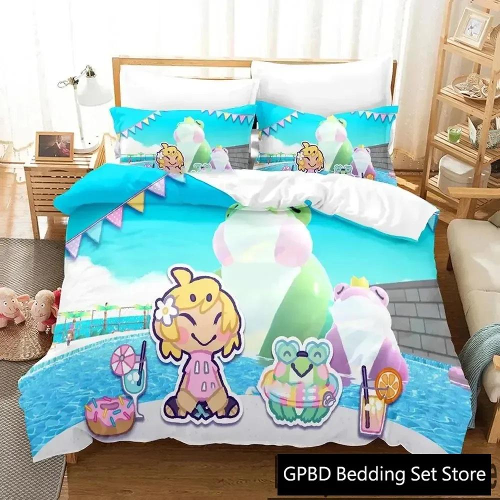 3D Print Game Here Comes Niko Bedding Set Double Twin King Duvet Cover Comforter Pillowcase Boys Girls Adults Bedroom