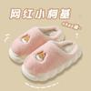 Cotton slippers women's new winter velvet thick-bottomed indoor non-slip outer wear warm home astronaut fluffy slippers men