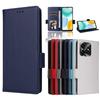 For Honor X5C X5C Plus 4G Flip Side Buckle Lychee Pattern Wallet Leather Cover for Honor X5C 4G Purse Magnetic Phone Bags