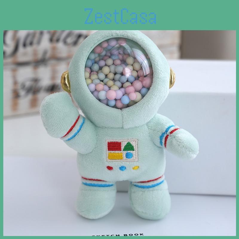 Entzückender Astronaut Plüschtier Schlüsselanhänger Mit PP-Baumwollfüllung Für Dekoration Tasche
