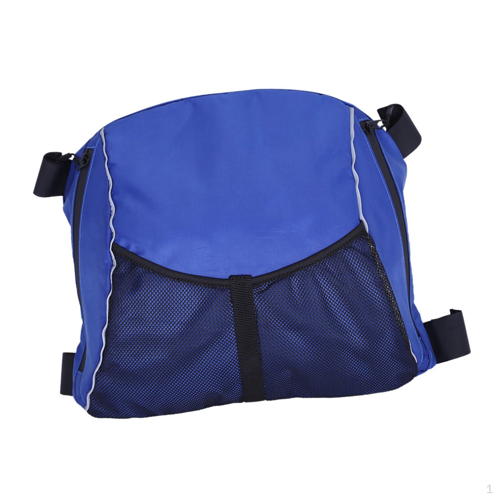 

Kayak Mesh Bag Storage Pouch Seat Reflective Strap Organzier Water Resistant Canoeing Boats Hiking синій