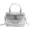 Dames Handtas Mini Vierkante Tassen in Franse Stijl Nieuwe Mode Getextureerde Bucket Bag Chic Design Veelzijdige Dames Crossbody Tas