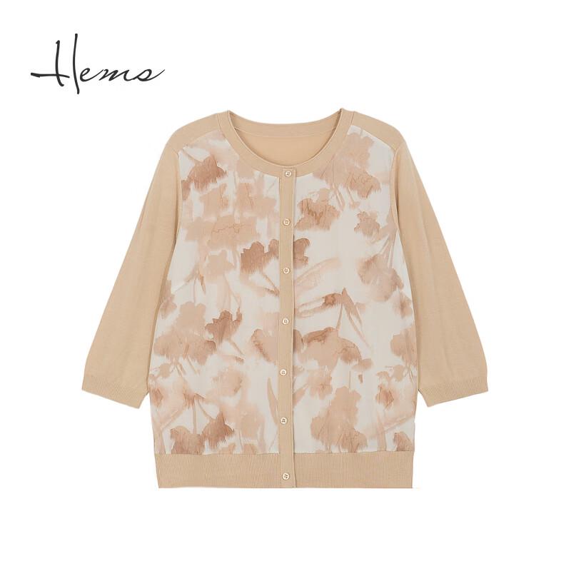 

Heirmans Women s Mid-Sleeve Low Round Neck Knit Top XL