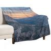 Half Dome Sunset Colors Throw Blanket Bed Covers Beautifuls Sleeping Bag Sofa Throw Vintage Tourist Blankets