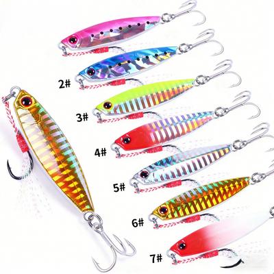 Slow Jigging Iron Plate Lure Full Swimming Layer Long Casting Bionic Lure Freshwater Saltwater Universal Bass Pike Special Kill
