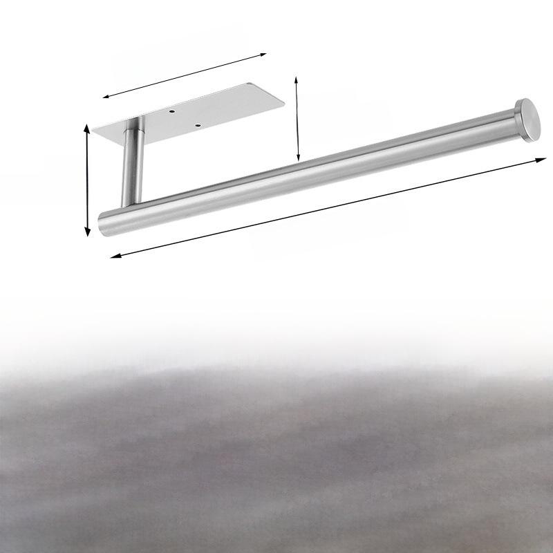 Suport de Hârtie Igienică din Oțel Inoxidabil, Montat pe Perete Fără Găuri