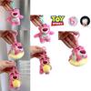 Cuddly 10cm Disney Toy Story Lotso Plush Doll Pendant Bear Keychain Kid Gift