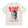 2026 Hot Sale Nina Chuba Rage Girl Tour Graphic T‑Shirt Unisex German Singer Portrait Print Short Sleeve Oversized Casual Streetwear Tee for Men Women