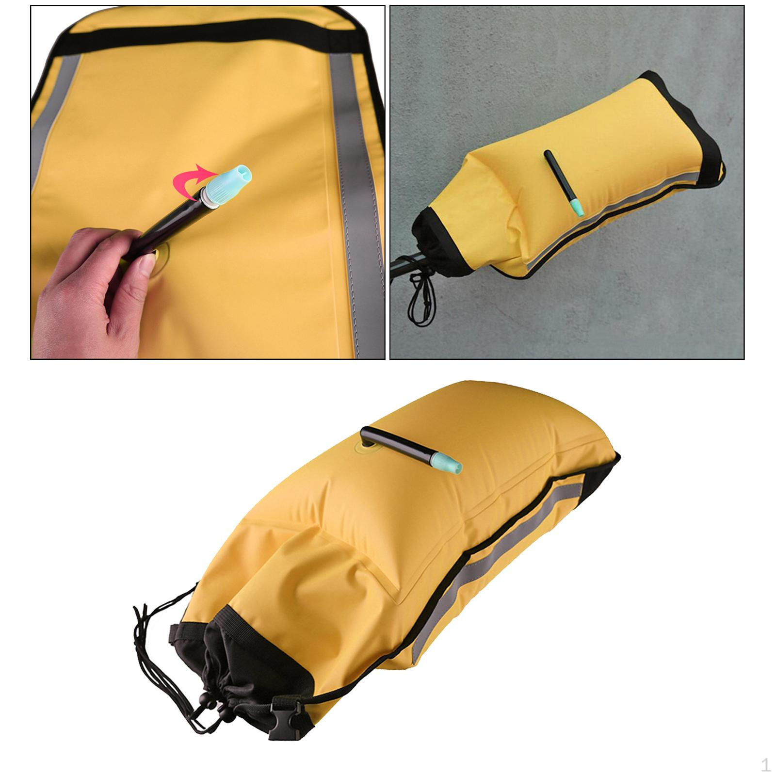 canoe and kayak Inflatable Paddle Float Dual Chamber Safety Bag Floating
