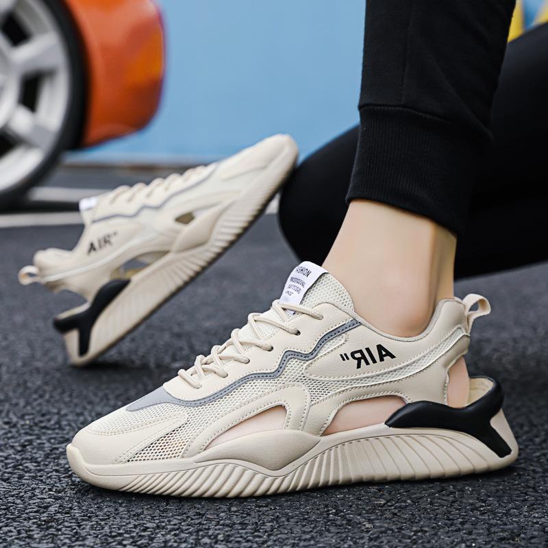 2025 New Men's Sandals Summer Wear Beach Sports Non-slip Deodorant Bag Head Driving Dad Ins Thick Bottom