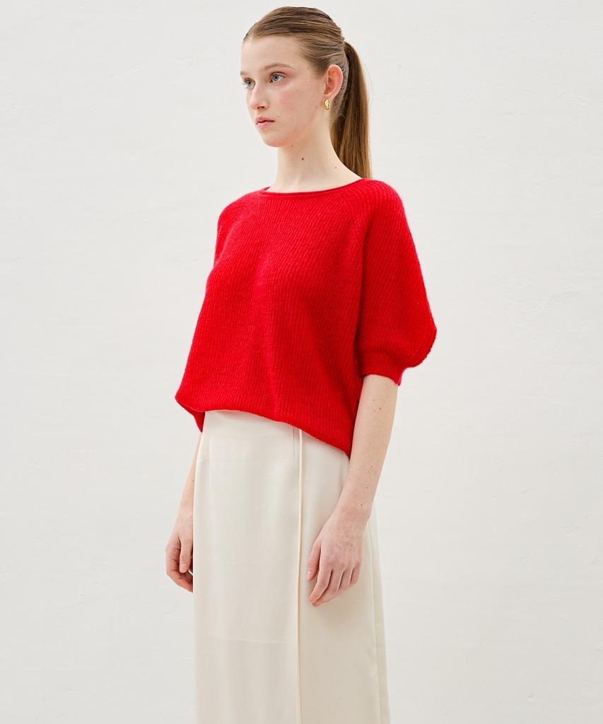 Ollibeudeollibeu Short Sleeve Raglan Knitwear Oh6Sp2800