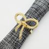 8 Pieces Hollow Out Bowknot Napkin Rings Christmas Decoration Table Setting Gift