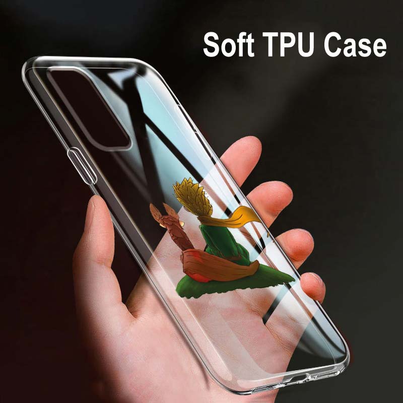 

Прозрачный мягкий чехол для телефона «Маленький принц и лиса» для OPPO Reno7 SE 6 5 ZF 4G 5G Find X2 X3 Neo Lite Pro Plus OPPO Reno5 F 4G