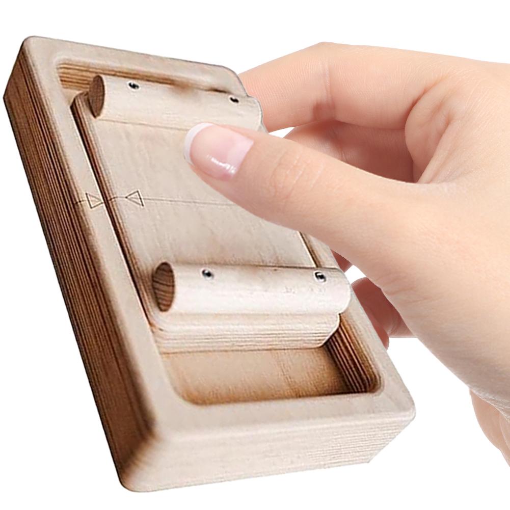 Wooden Finger Exerciser Finger Competition Board Portable Finger Strengthener Hand Exerciser  Climbers Training Equipment