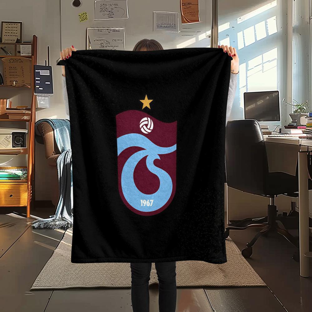 Trabzonspor poster FlAannel Blanket, High quality Comfortable for All Seasons, Home Decor, Warmth and Comfort