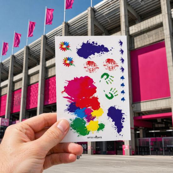 2026 Fußball-Fan-Gesichtsaufkleber, Temporäre Tattoos für USA Mexiko Kanada, Football-Jubel-Körperkunst für den Spieltag