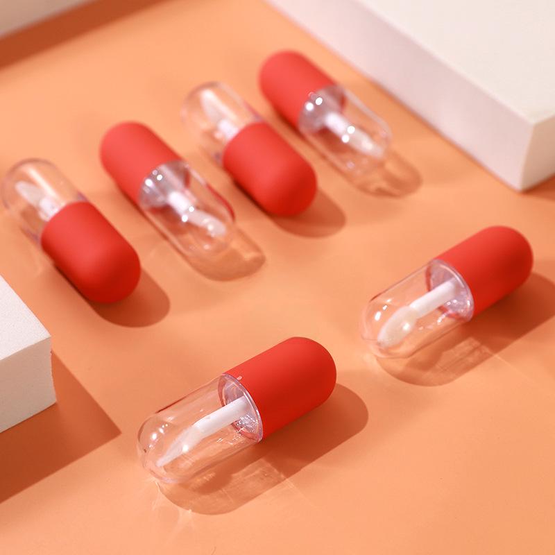 Mini Transparent Capsule Lip Glaze Tube - Empty Lip Gloss and Lipstick Packaging